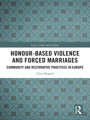 cover image of Honour-Based Violence and Forced Marriages